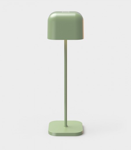 Lámpara sin cables de mesa Stroll verde recargable IP65 - ACB