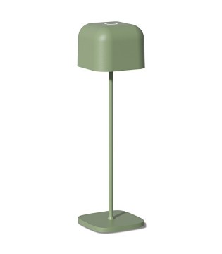 Lámpara sin cables de mesa Stroll verde recargable IP65 - ACB 2