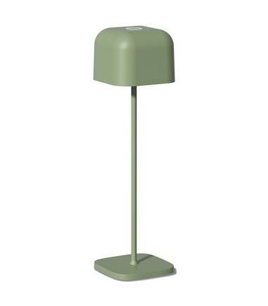 Lámpara sin cables de mesa Stroll verde recargable IP65 - ACB