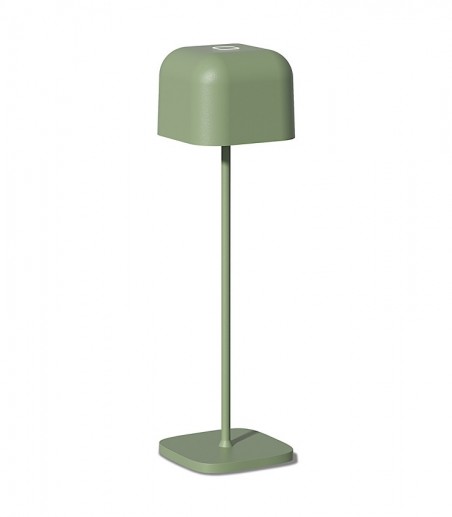 Lámpara sin cables de mesa Stroll verde recargable IP65 - ACB
