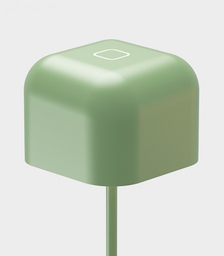 Lámpara de mesa Stroll verde recargable - ACB