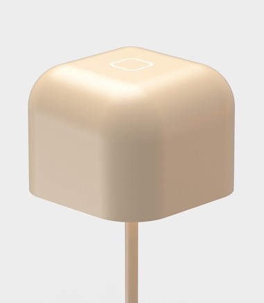 Lámpara de mesa Stroll marrón recargable - ACB