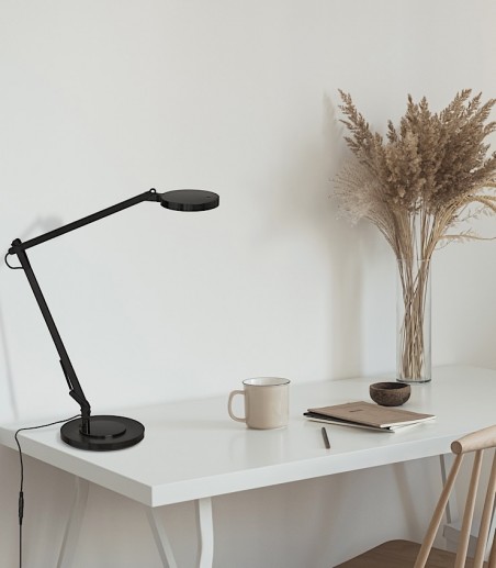 Lámpara de mesa flexo estudio-lectura Luxa negro - ACB