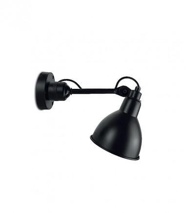 Aplique de pared industrial negro MB6158-BK - Ineslam