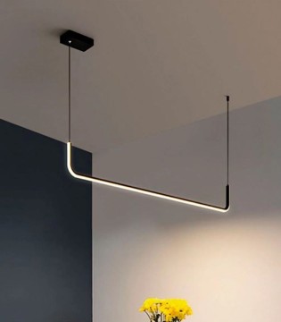 Lámpara LED lineal de techo Dirlight minimal 90 MD5504-BK - Ineslam 2