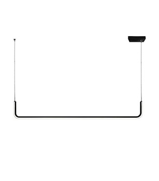 Lámpara LED lineal de techo Dirlight minimal 90 MD5504-BK - Ineslam