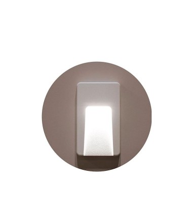 Aplique exterior señalizador IP65 EX1021 BLANCO - Ineslam