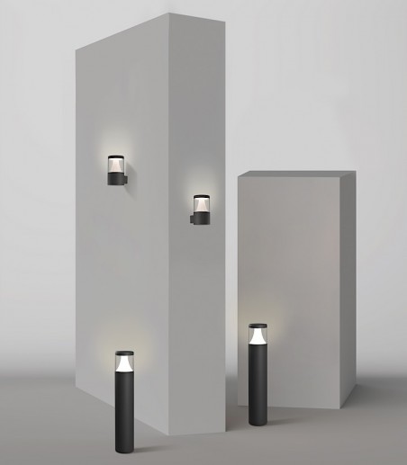 Aplique exterior moderno Brisk antracita - ACB