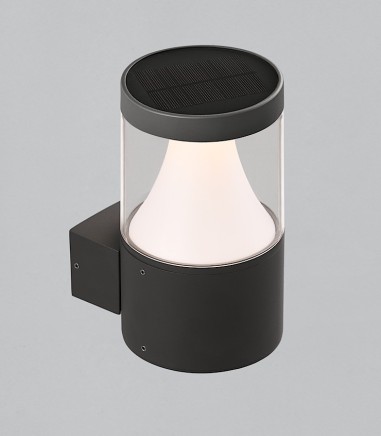 Aplique exterior solar Brisk antracita - ACB