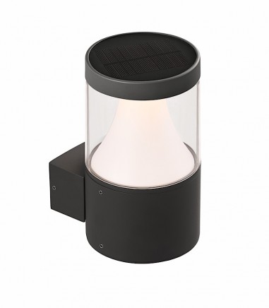 Aplique exterior solar Brisk antracita - ACB