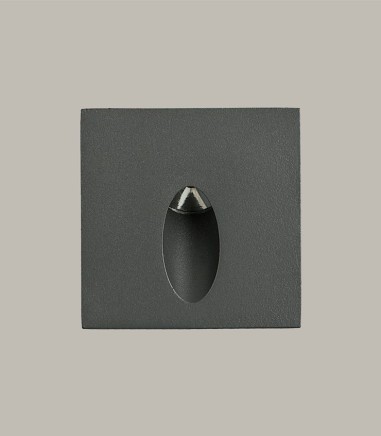 Foco empotrable exterior pared Virgo   antracita - ACB