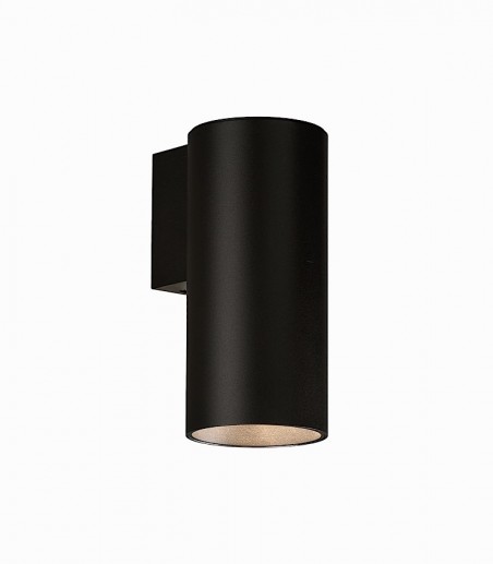 Aplique de interior LED Pipe 1L negro - ACB