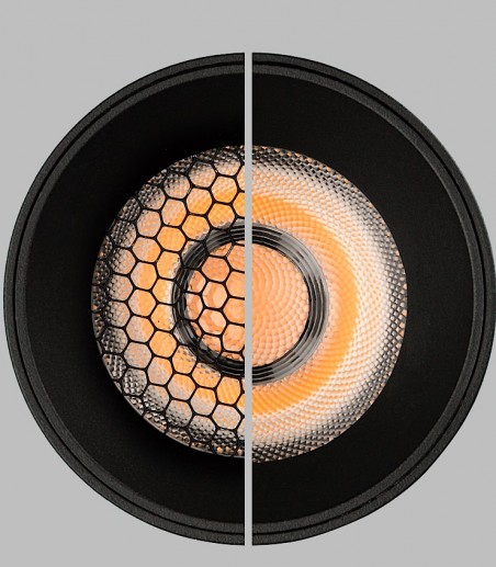 Detalle Aplique de interior LED Pipe 1L negro - ACB