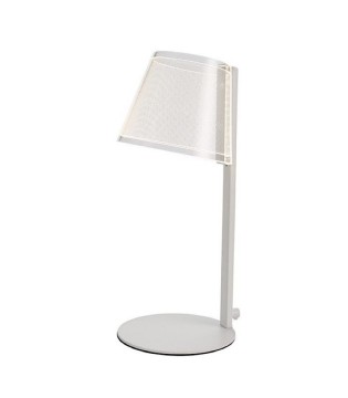 Lámpara de mesita de noche Elna LED 6W dimmable blanco 2
