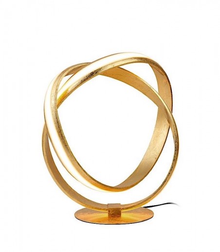 Lámpara de mesa LAZAS pan de oro de Schuller