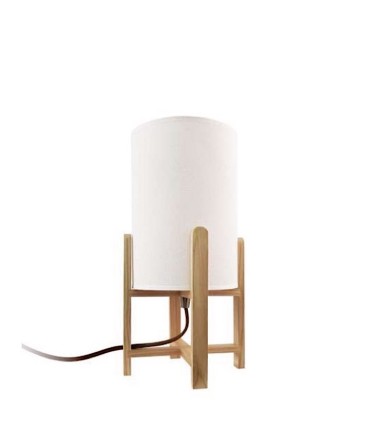 Lámpara de mesa madera nórdica Drago - Ineslam
