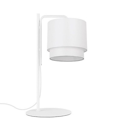 Lámpara de mesa con pantalla blanca MT4533-WH - Ineslam