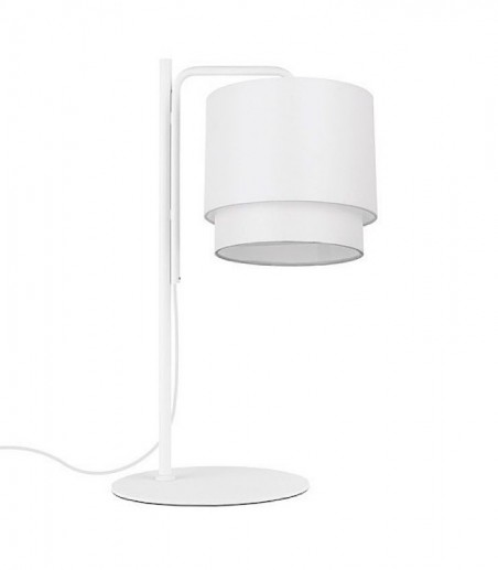 Lámpara de mesa con pantalla blanca MT4533-WH - Ineslam