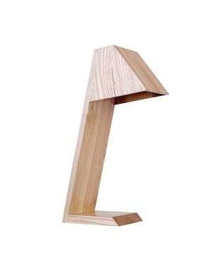 Lámpara de mesa de noche de madera Borneo - Ineslam 2