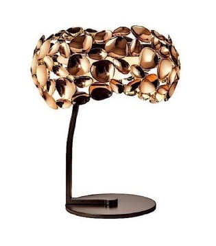 Lámpara de mesa 3 luces NARISA oro rosa - Schuller 2
