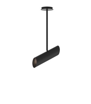 Foco orientable colgante de superficie negro GU10  - ILLUS