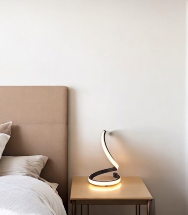 Lámpara mesita de noche NUR Forja Led 15W 2800K - Mantra