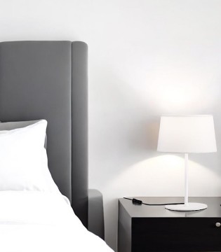Lámpara de mesa de noche Stilo blanco 41 cm - ACB Iluminación