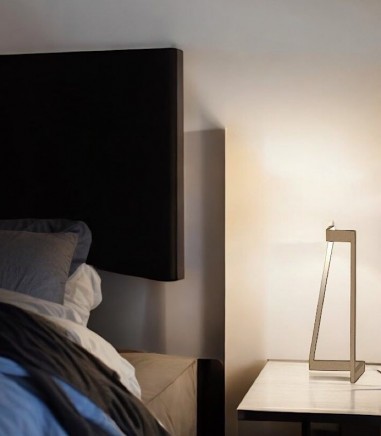 Lámpara de mesita de noche moderna Minimal Oro 7285 Mantra