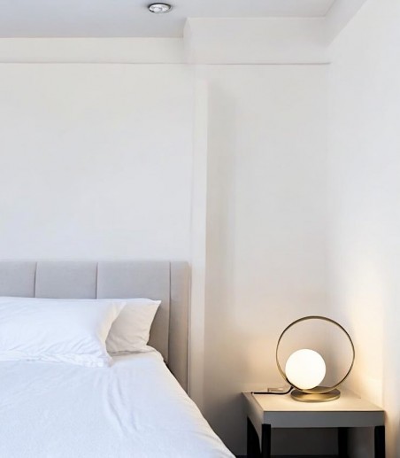 Halo, lámpara de mesa LED 5W 3000K Oro - ACB