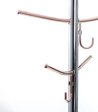 Perchero suelo acero-cobre 178cm 2
