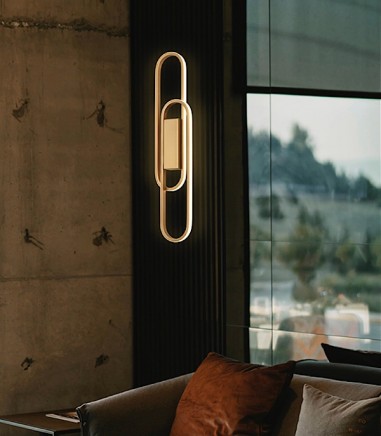 Aplique de pared 2L dorado oro Odele - Schuller