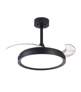 Ventilador de techo con luz Mistral Mini negro 8831 91cm - Mantra