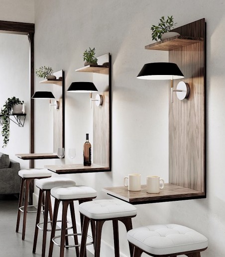 Local hostelero con Apliques de pared Aider A1287 - Aromas