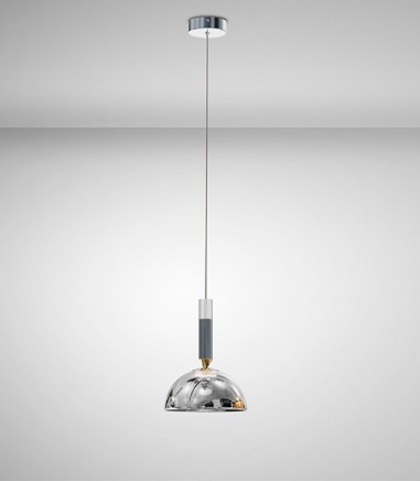 Lampara colgante Charlize 1L plata - Schuller