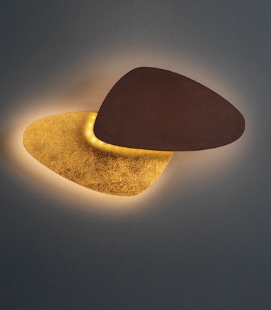 Aplique de pared Contra óxido pan de oro - Schuller