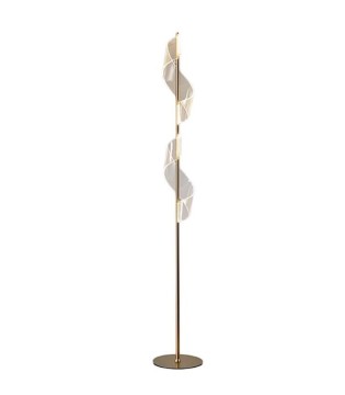 Entrada de casa con Lámpara de pie LED Velas oro - Schuller 2