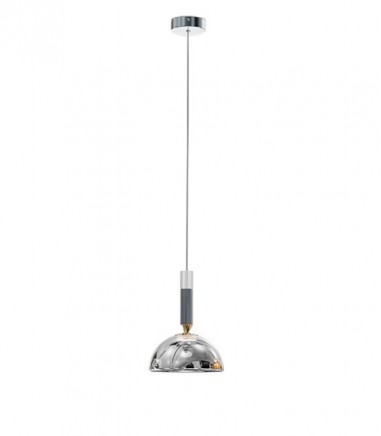 Lampara colgante Charlize 1L plata - Schuller