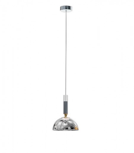 Lampara colgante Charlize 1L plata - Schuller