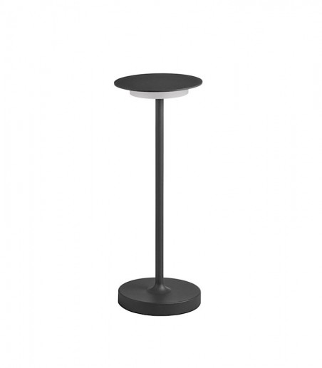 Lámpara de mesa sin cables batería recargable Sense negro - MDC
