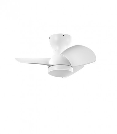 Ventilador de techo con aspas y luz Creta XS Natital D61 cm - MDC