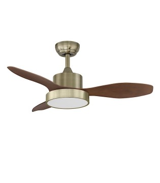 Ventilador de techo con luz Riga bronce medalla DC 96.5 cm - MDC