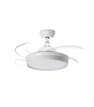 Ventilador de techo con luz Blanes XS DC 91.5 madera - MDC 2