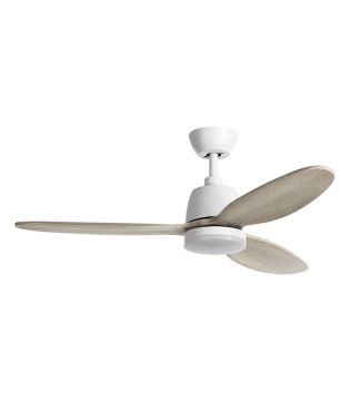 Ventilador de techo con aspas largas con luz Sydney DC 119.4 cm - MDC