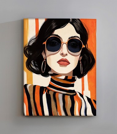Cuadro decorativo Orange acrílico 90x120 - Schuller