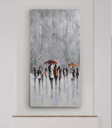 Cuadro decorativo Llueve acrílico 70x140 - Schuller
