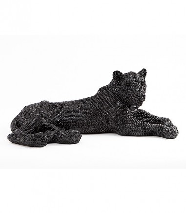 Figura decorativa Leona negro grande - Schuller