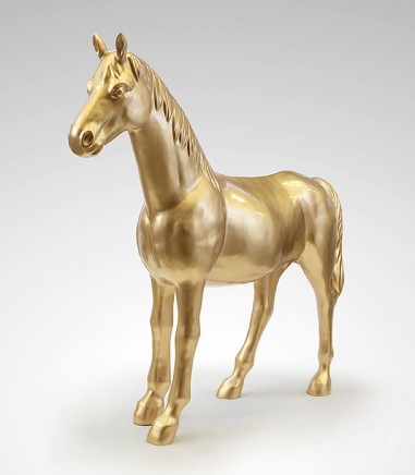 Figura decorativa Pegaso caballo grande oro 198 cm - Schuller