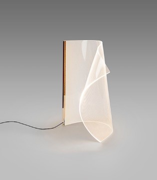 Lámpara de mesa Velos oro rosa - Schuller
