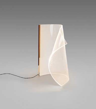 Lámpara de mesa Velos oro rosa - Schuller