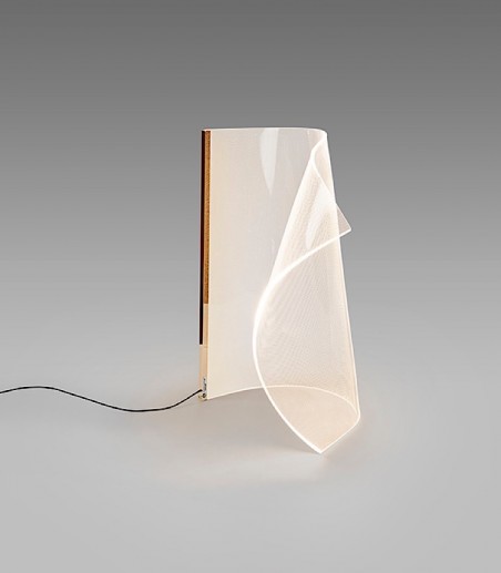 Lámpara de mesa Velos oro rosa - Schuller